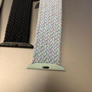 Blue Ice Pride Braided Solo Loop Band for Apple Watch